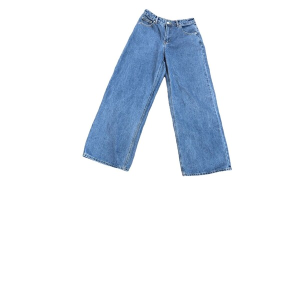 ZARA Womens Wide Leg Jeans Blue Denim Size US 6 EUR 38 New Without Tag - Picture 3 of 8